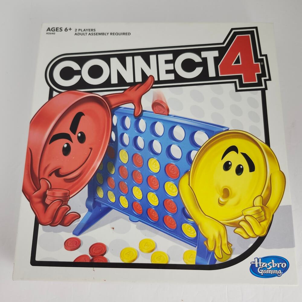 Hasbro Gaming Connect 4 Board Game A5640 Game Night 2016 Age 6+ Pre-Owned